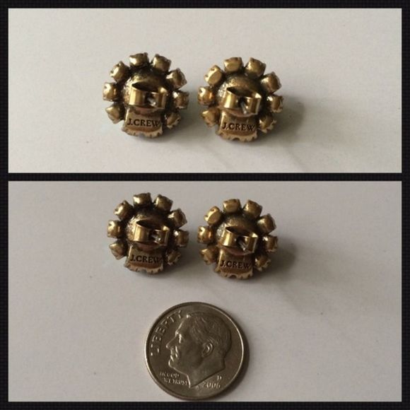 JCREW Crystal Button Earrings - Picture 3 of 4
